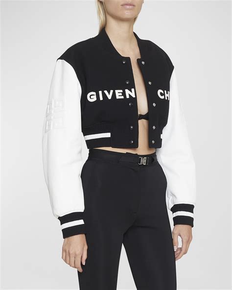 givenchy neoprene jersey jacket|Givenchy varsity jacket women's.